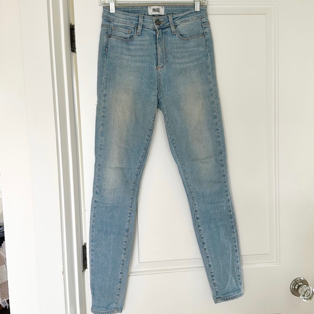 Paige Denim High Rise Skinny Jeans, Size 25